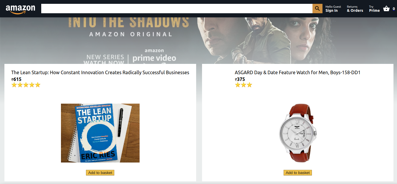 Amazon Clone