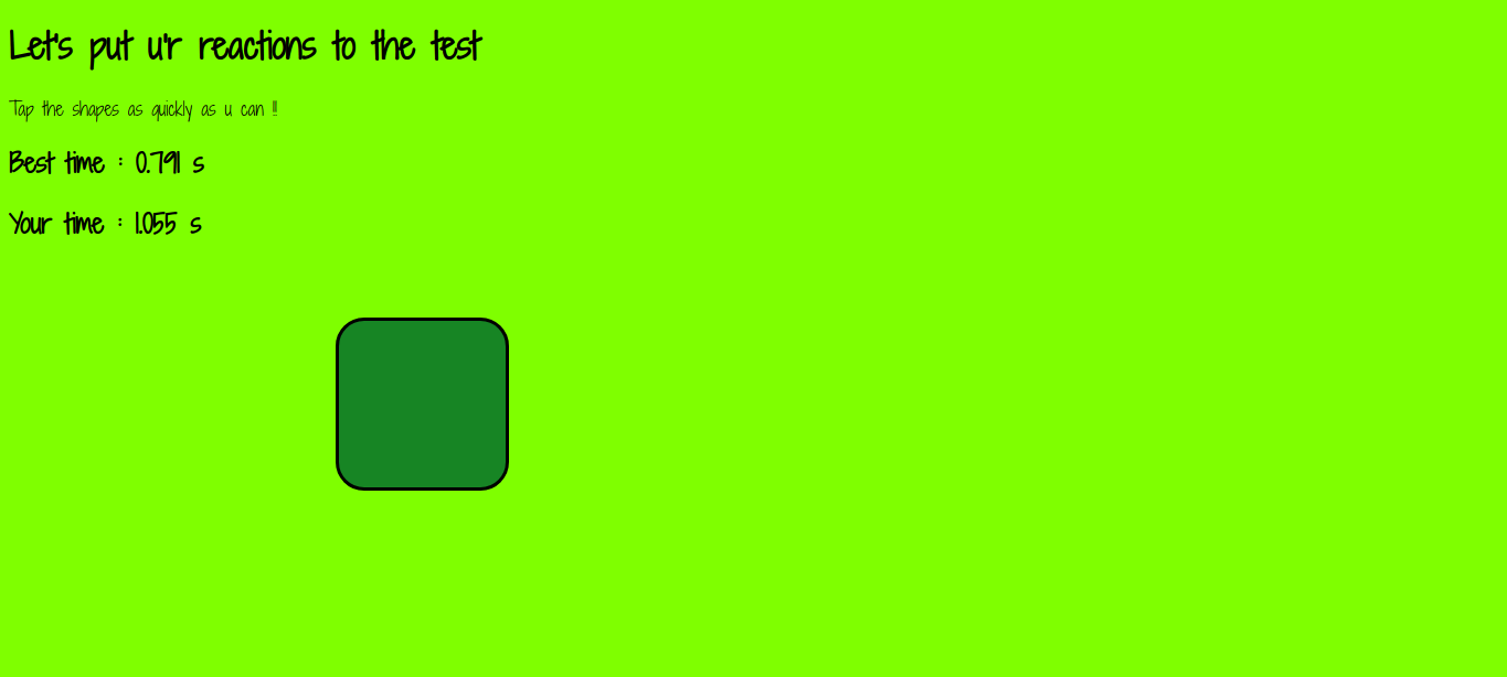 Reaction Tester
