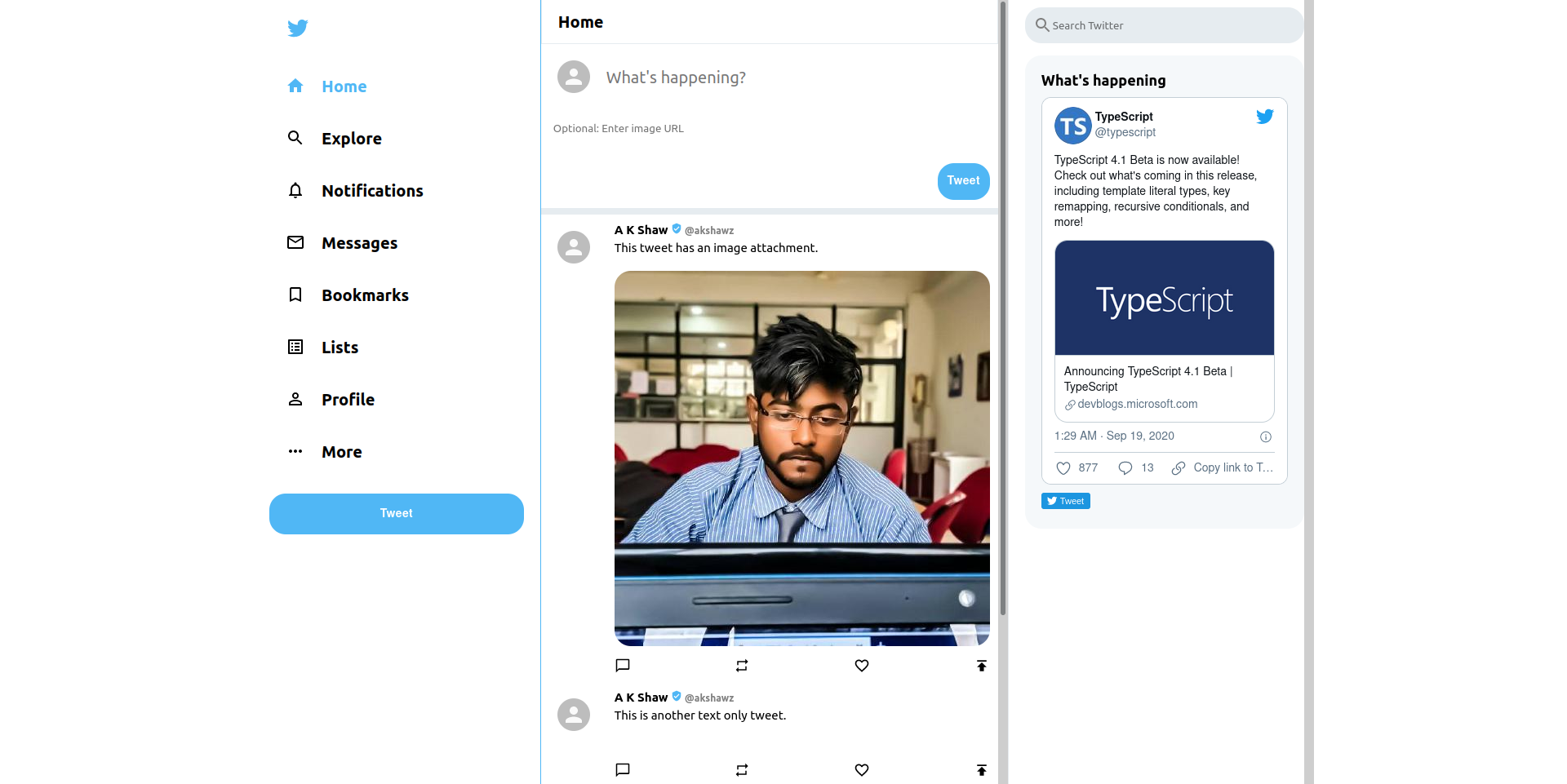 Twitter Clone